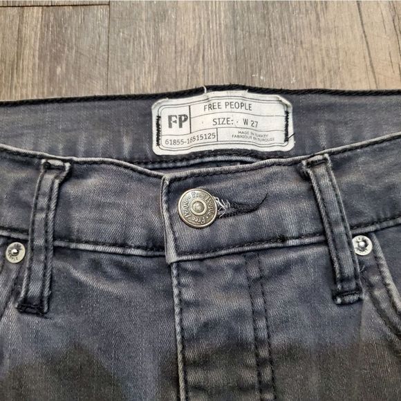 Free People Distressed Skinny Jeans - Picture 3 of 6